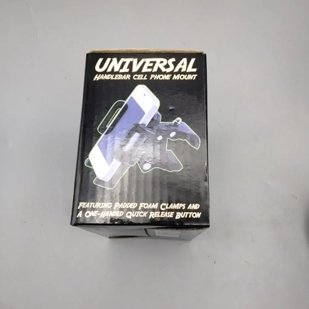 Iron Horse Adjustable Motorcycle Snowmobile or Bike Handlebar Phone Mount Holder